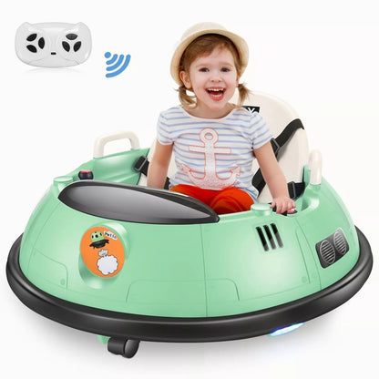 Kids Ride-On Bumper Car with 360° Spin