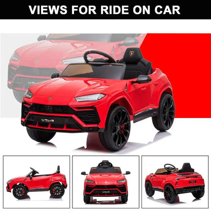 Kids' Electric Car with Remote - 4-Wheel LED & Music Ride-On