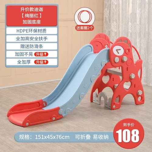 Extended Indoor Kids Slide – Safe Home Playground