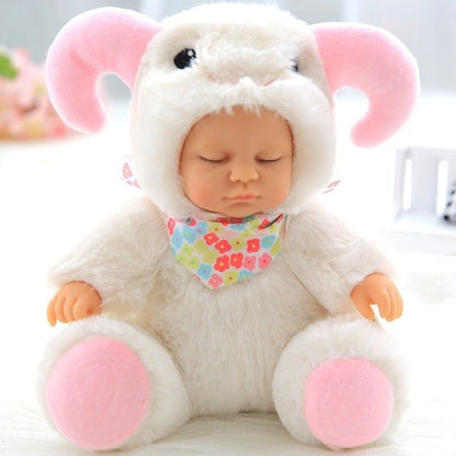 Kids Accompany Sleep Cute Face Plush Animal Doll Toy