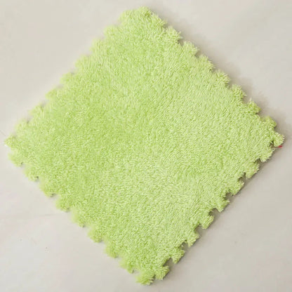 Soft Plush Interlocking Kids Play Mat Tiles – 30×30 cm