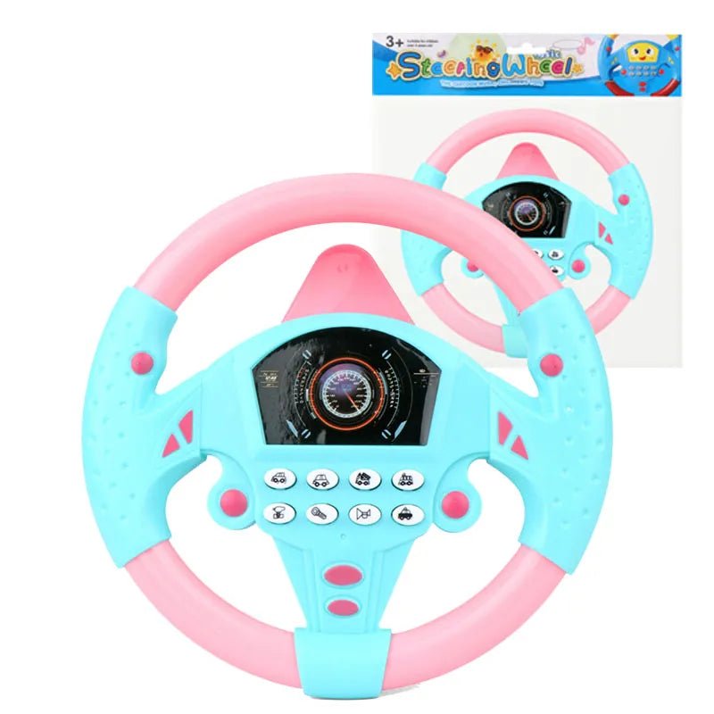 Kids' Interactive Stroller Steering Wheel Toy with Sounds
