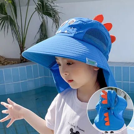 Kids Summer Sun Hat with Neck & Ear Cover - UV Protection