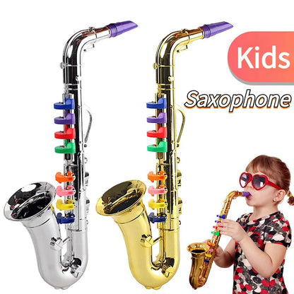 Kids' Portable Toy Saxophone - Plastic Trumpet, Musical Learning