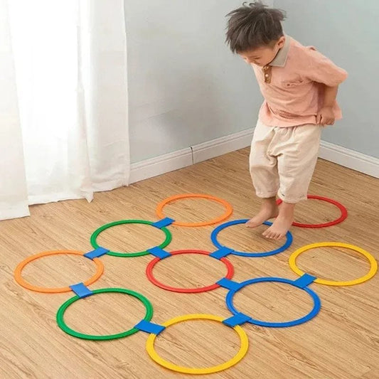 Outdoor Kids Training Ring Set - Fun Sport Toys for Boys and Girls (10 Hoops)
