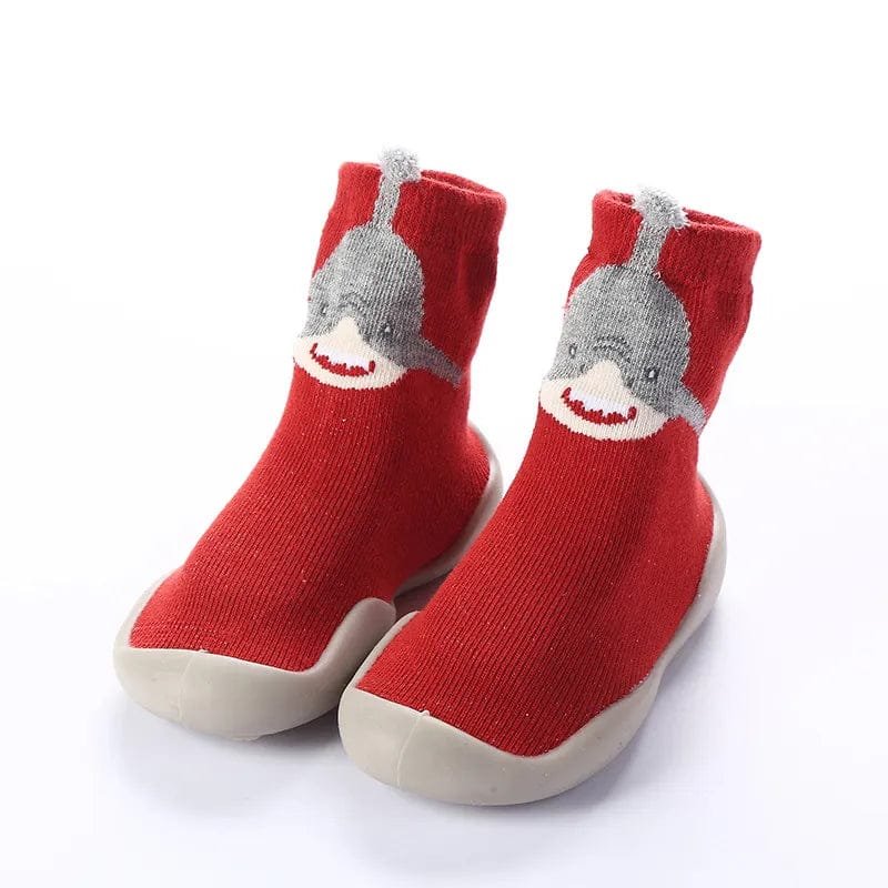 Spring/Fall Kids' Walking Floor Socks - Non-Slip, Soft for Indoors