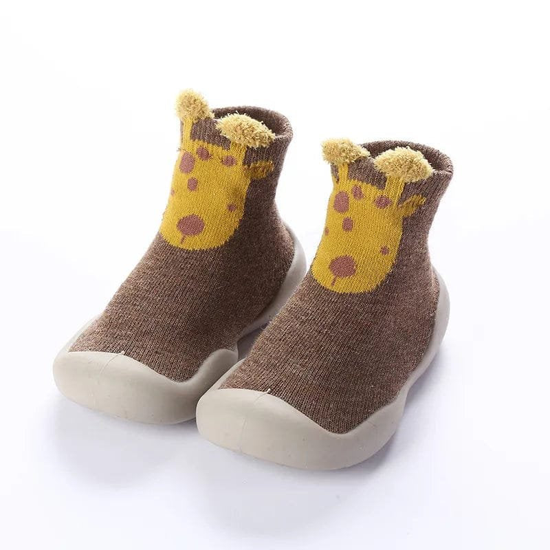 Spring/Fall Kids' Walking Floor Socks - Non-Slip, Soft for Indoors