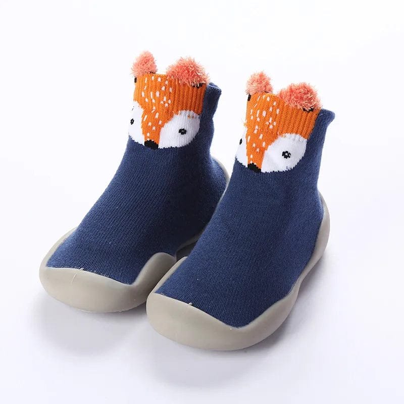 Spring/Fall Kids' Walking Floor Socks - Non-Slip, Soft for Indoors