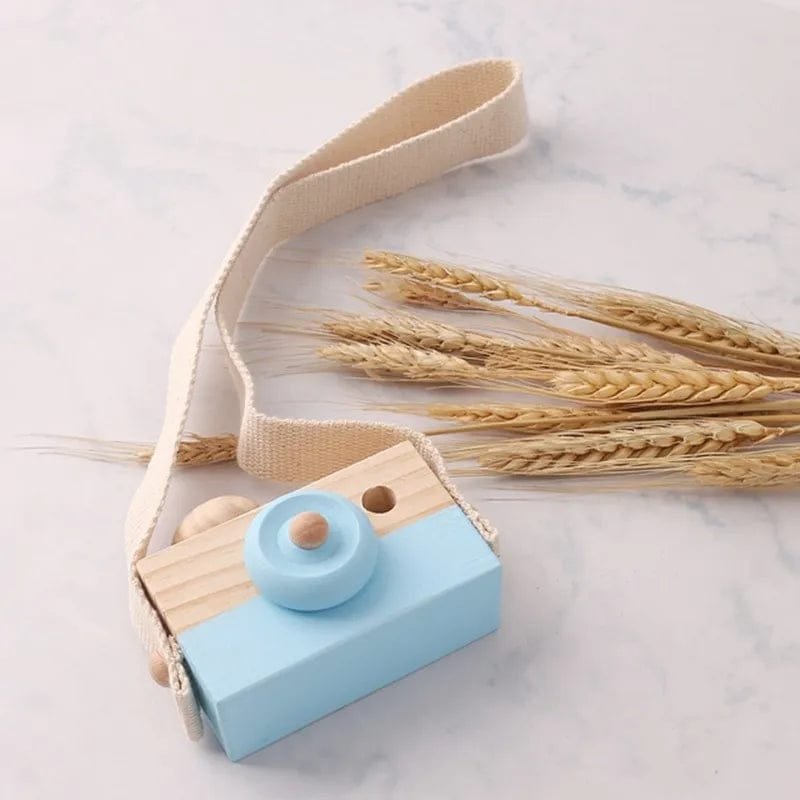 Wooden Camera Pendant Montessori Toy - DIY Gift for Kids