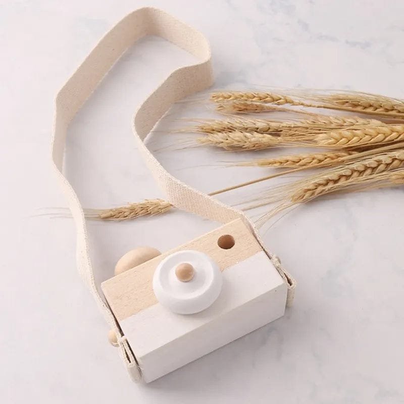 Wooden Camera Pendant Montessori Toy - DIY Gift for Kids