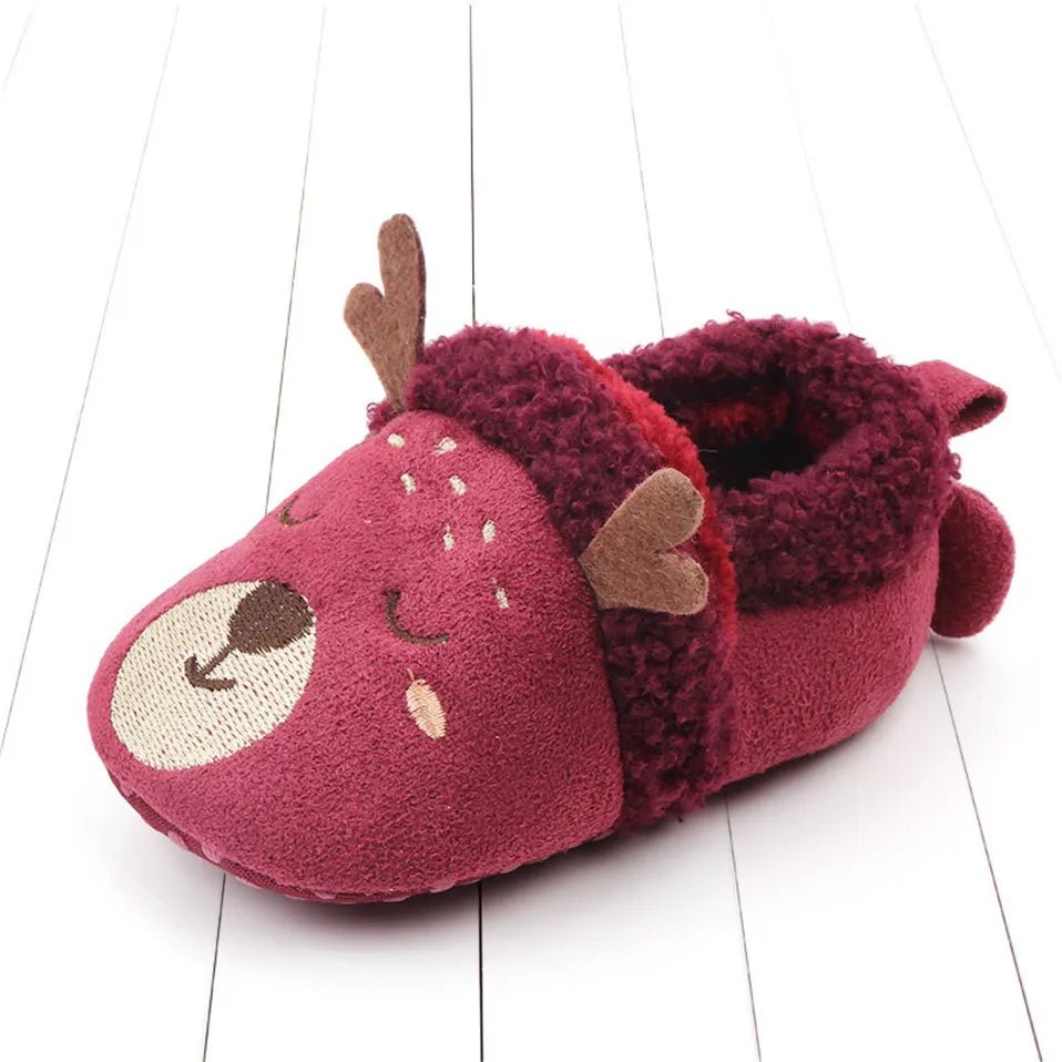 Adorable Knit Baby Slippers - Cartoon Anti-Slip Prewalkers