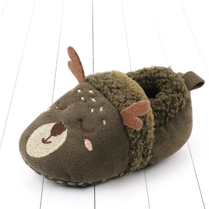 Adorable Knit Baby Slippers - Cartoon Anti-Slip Prewalkers