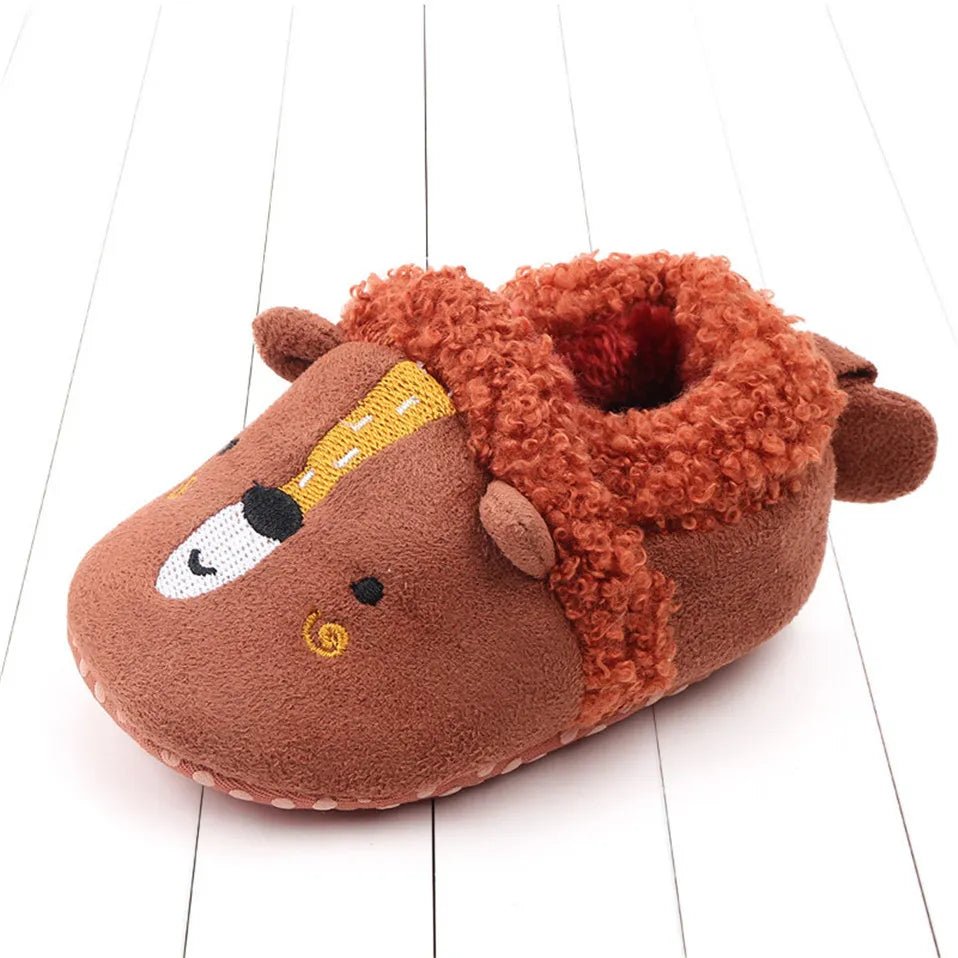 Adorable Knit Baby Slippers - Cartoon Anti-Slip Prewalkers