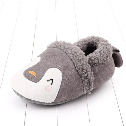 Adorable Knit Baby Slippers - Cartoon Anti-Slip Prewalkers