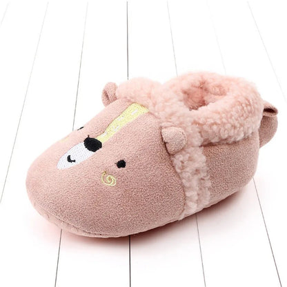 Adorable Knit Baby Slippers - Cartoon Anti-Slip Prewalkers