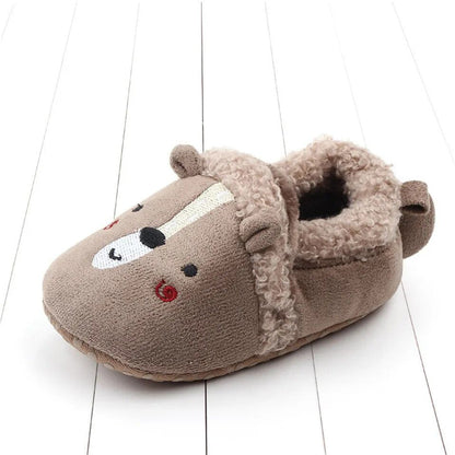 Adorable Knit Baby Slippers - Cartoon Anti-Slip Prewalkers