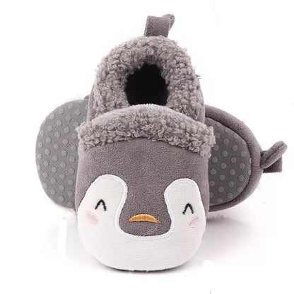 Adorable Knit Baby Slippers - Cartoon Anti-Slip Prewalkers