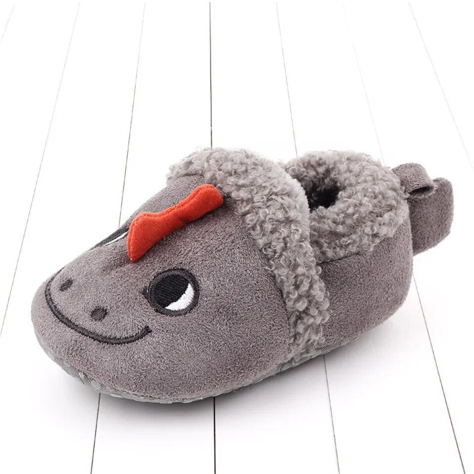 Adorable Knit Baby Slippers - Cartoon Anti-Slip Prewalkers