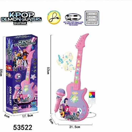 Light-Up Kids Karaoke Microphone - Demon-Style LED Design