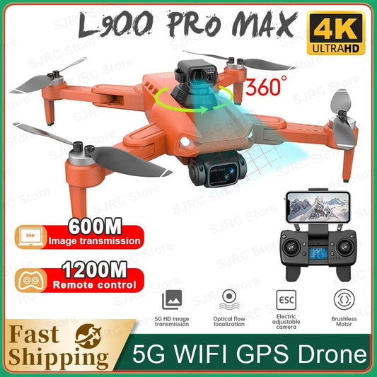 L900 Pro SE Max GPS Drone - 4K Camera, 5G Wifi FPV, Foldable RC Quadcopter