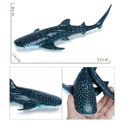Large Soft Rubber Sea Life Figures - Whale & More, Educational Toy