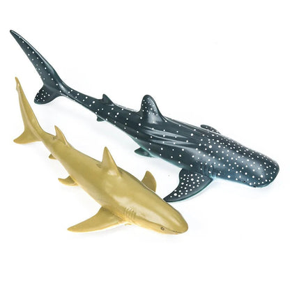 Large Soft Rubber Sea Life Figures - Whale & More, Educational Toy