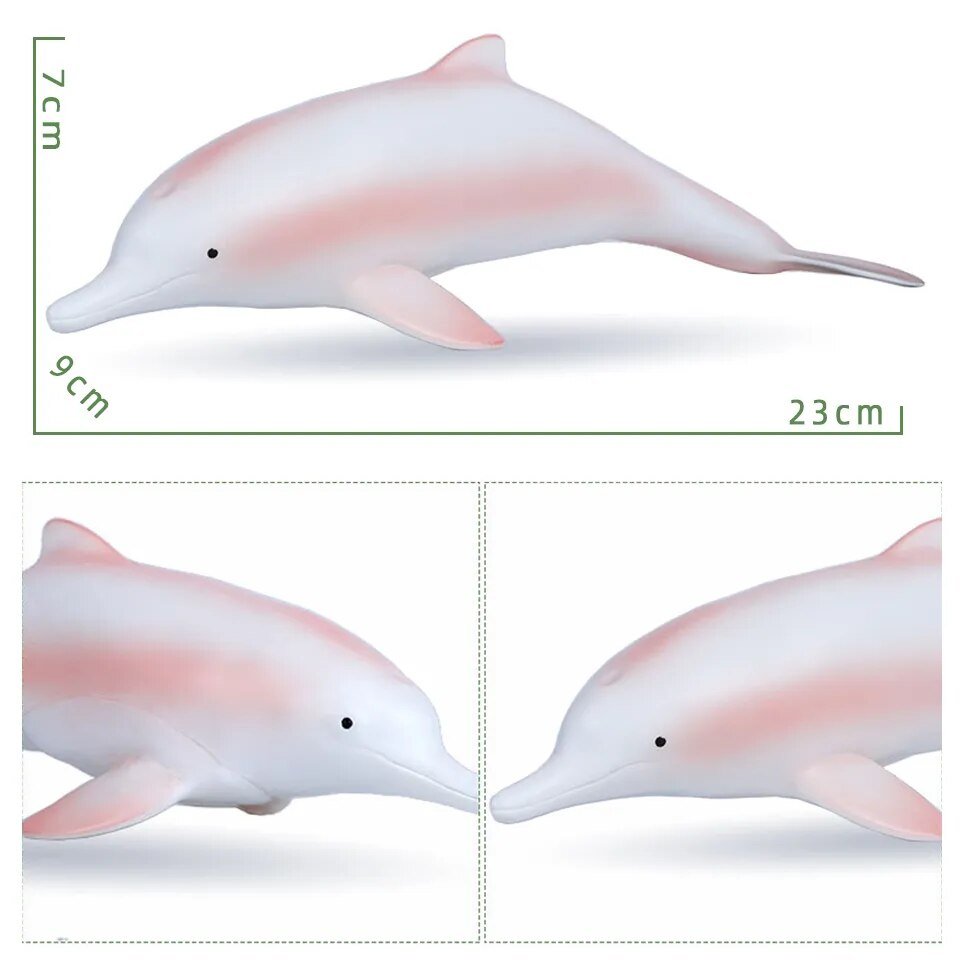Large Soft Rubber Sea Life Figures - Whale & More, Educational Toy