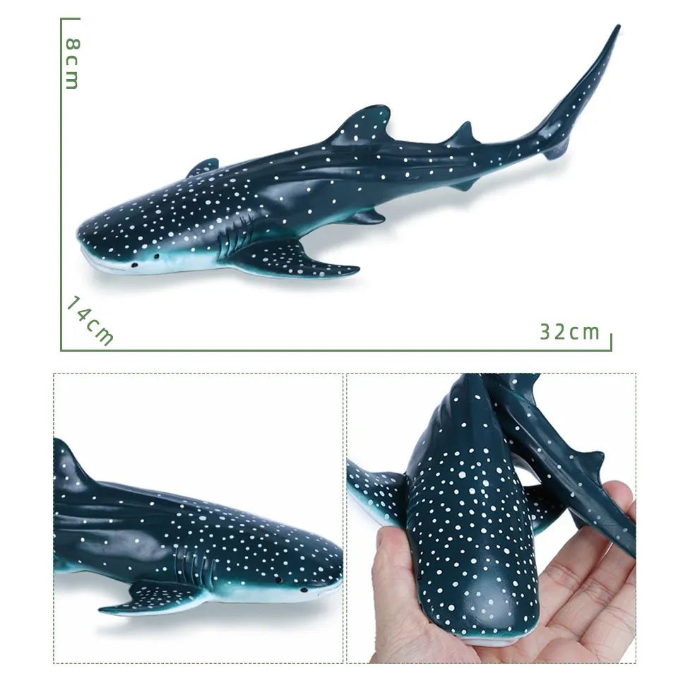 Large Soft Rubber Sea Life Figures - Whale & More, Educational Toy