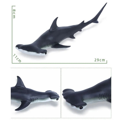 Large Soft Rubber Sea Life Figures - Whale & More, Educational Toy