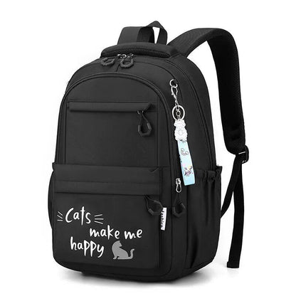 Kawaii Waterproof School Backpack for Girls: Large, Stylish Bookbag