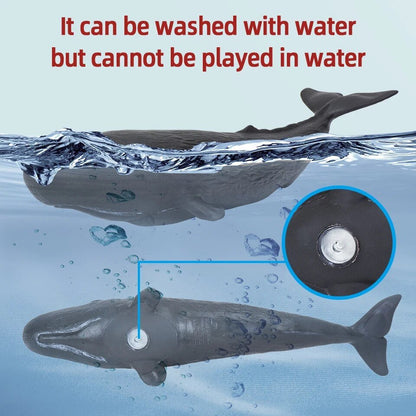 Large Soft Rubber Sea Life Figures - Whale & More, Educational Toy