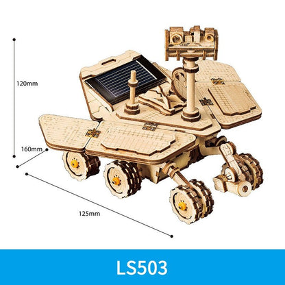 3D Wooden Puzzle Gear Model DIY Kit - Ages 14+ Cruiser Motorcycle Build