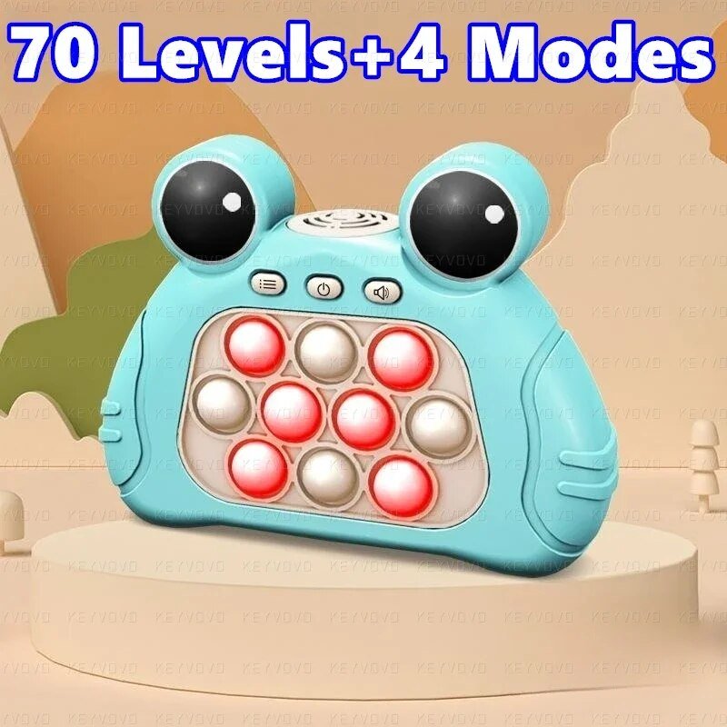 Electronic Pop Game Console - Light Up Bubble Fidget Toy
