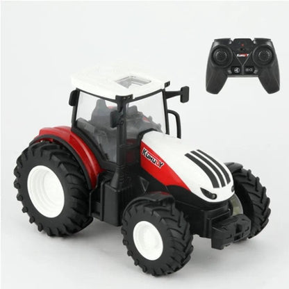1/24 RC Tractor Trailer Set with LED - Farming Simulator Toy
