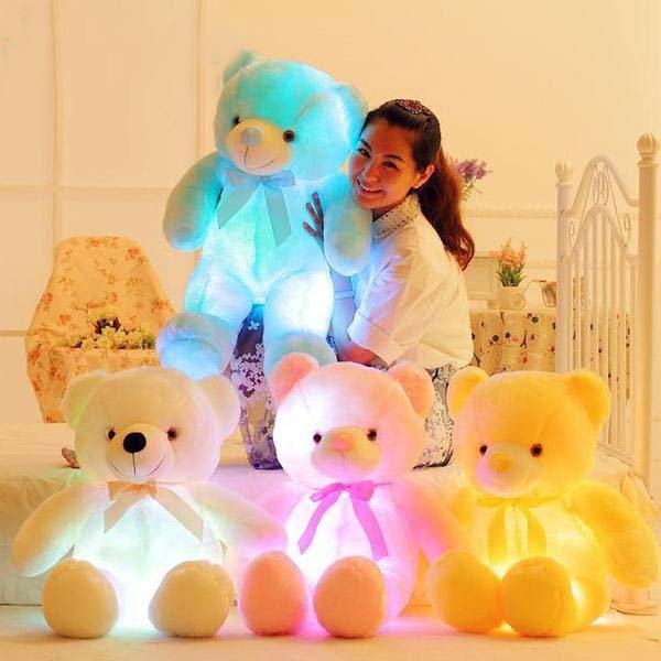 Creative Light Up LED Teddy Bear Stuffed Animals Plush Toy