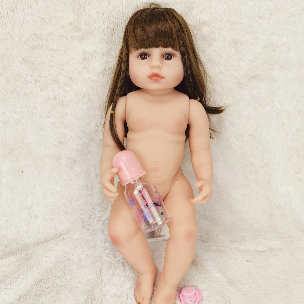 55cm Full Silicone Reborn Doll - Long Hair Betty Princess