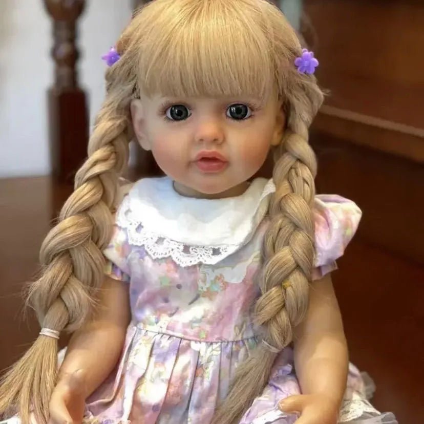 55cm Full Silicone Reborn Doll - Long Hair Betty Princess