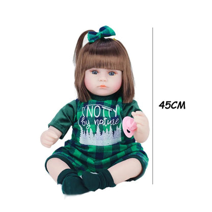 42cm Lifelike Sleeping Reborn Doll - Soft Toddler Bebe Toy