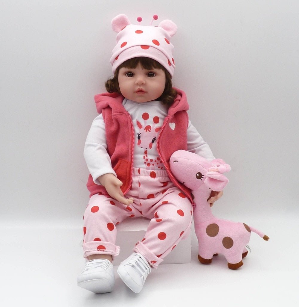 47cm soft silicone reborn toddler baby dolls