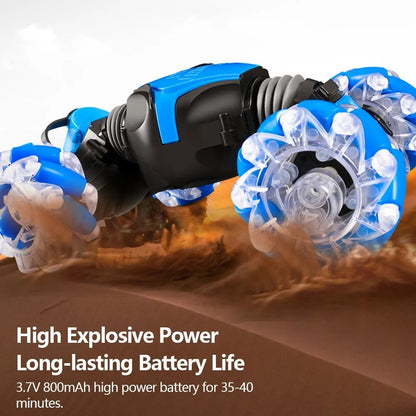 Gesture Sensing RC Stunt Car - 360° Drift, Spray, High Speed