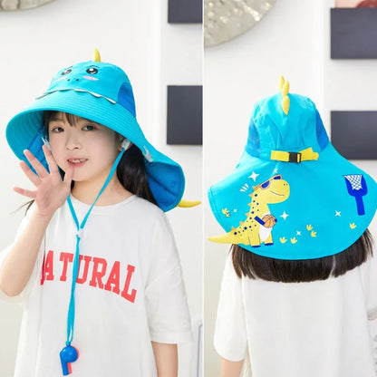 Kids Summer Sun Hat with Neck & Ear Cover - UV Protection