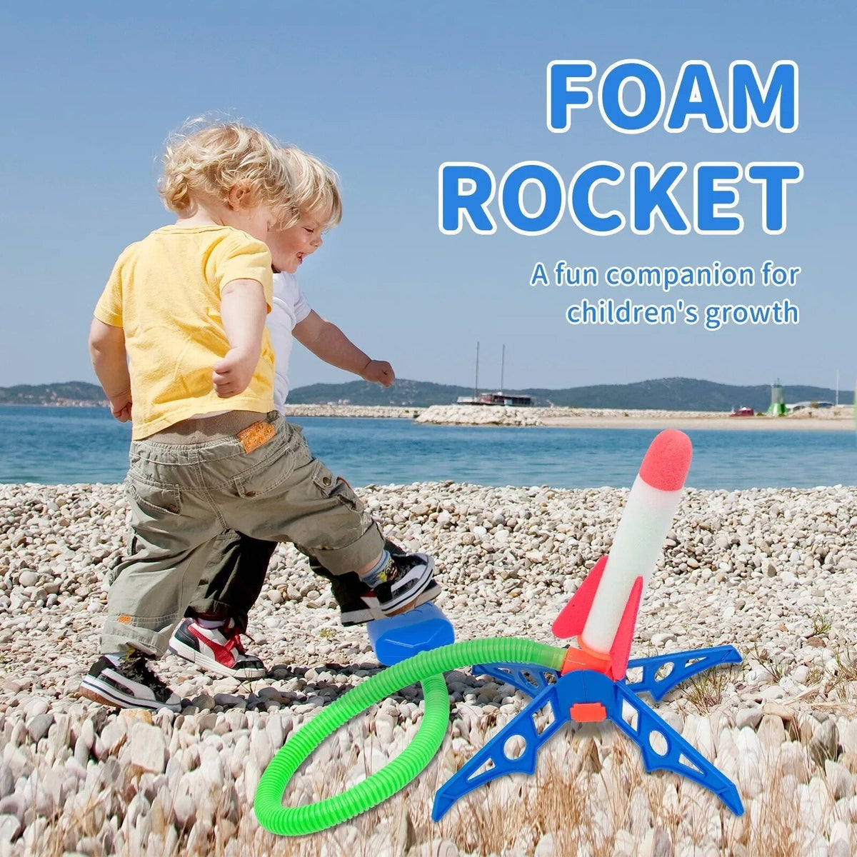 Luminous Rocket Outdoor Toy - Interactive Flying Fun for Kids