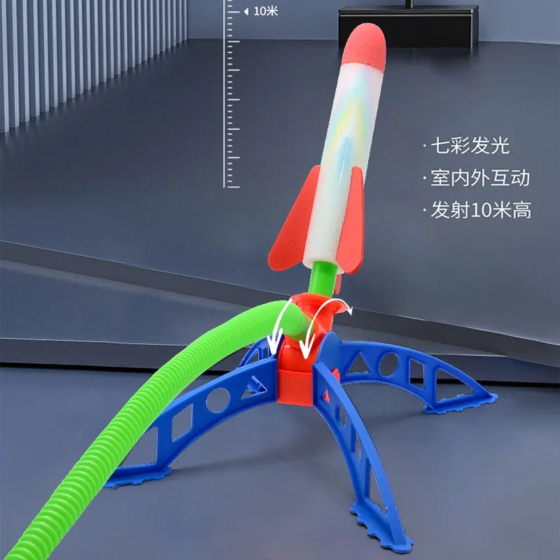 Luminous Rocket Outdoor Toy - Interactive Flying Fun for Kids
