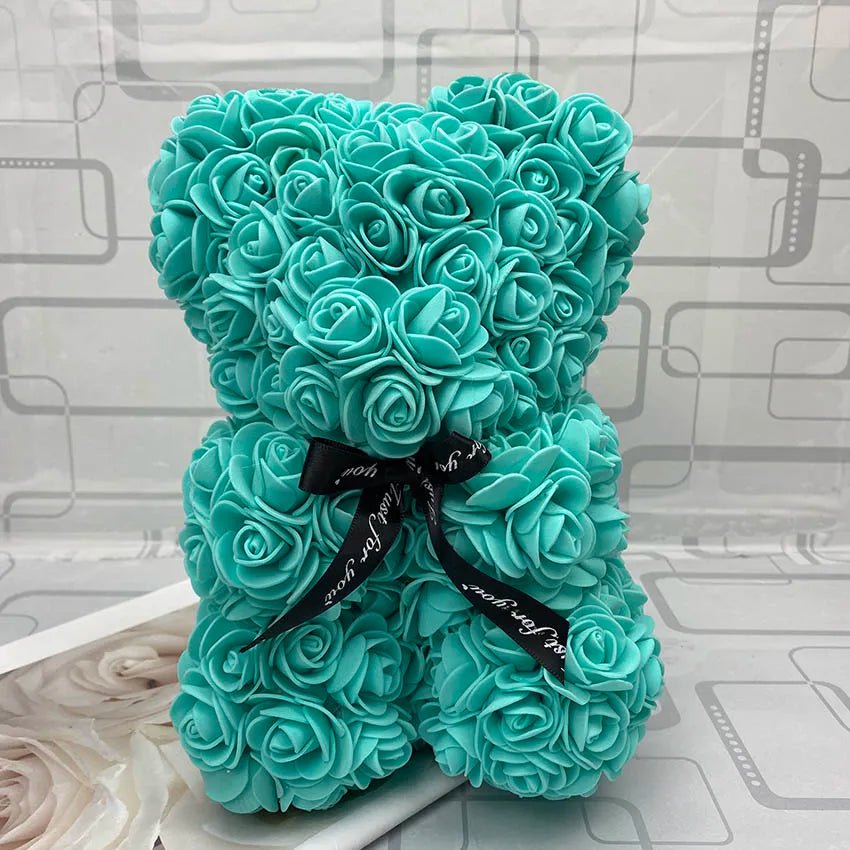 25cm Red Rose Teddy Bear - Ideal Valentine's Day & Christmas Gift