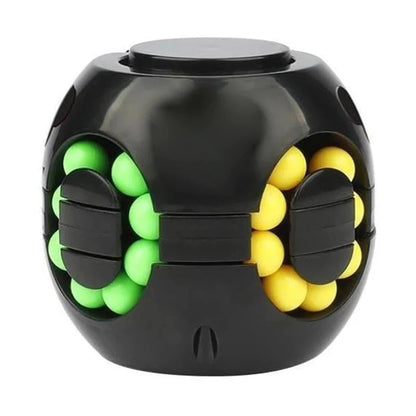 Magic Bean Puzzle Cube Spinner (3D Slide & Gyro Fidget)