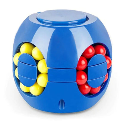 Magic Bean Puzzle Cube Spinner (3D Slide & Gyro Fidget)
