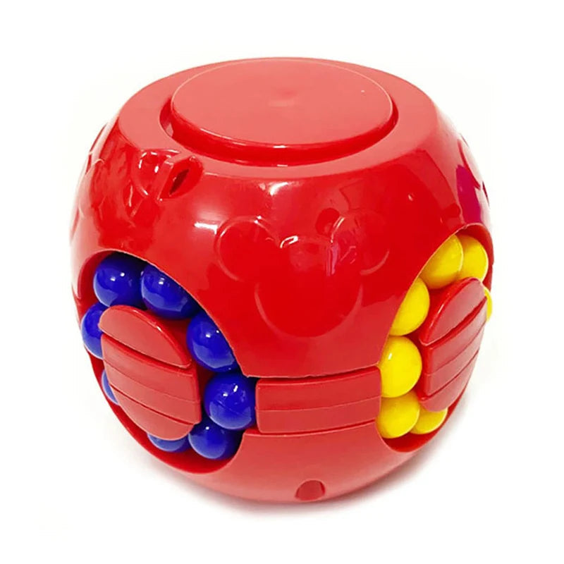 Magic Bean Puzzle Cube Spinner (3D Slide & Gyro Fidget)