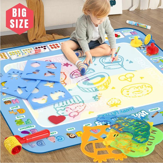Magic Water Drawing Mat: Educational Coloring Toy