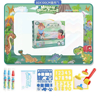 Magic Water Drawing Mat: Educational Coloring Toy
