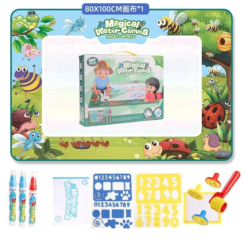 Magic Water Drawing Mat: Educational Coloring Toy